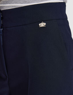 Lacivert Flare Fit Kuma_ Pantolon