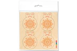 Набор для творчества Новогодние раскраски. Снежинка - Smiledecor фото 2