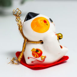 Набор фигурок керамика «Манэки-нэко - удовольствие», 5 шт., 4.5×3.8×4.6 см