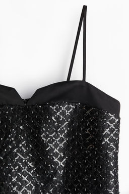 Vestido de tirantes con detalles decorativos - H&m фото 6