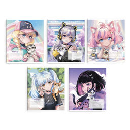 Цена за 10 штТетрадь школьная ученическая, 24 л, клетка, арт. 68534/ 10 АНИМЕ С КОТИКАМИ /А5+, мягкий переплёт (2 скобы), обложка - выборочный УФ-лак, мелованный картон 190 г/м?, упаковка ассорти/