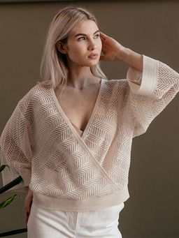 Джемпер 100% ЛЕН ТМ ВОЛТРИ  фото 4