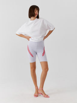 10200420114 Шорты жен. Prikly светло-сиреневый