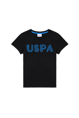 Детская черная футболка с круглым вырезом Неожиданная скидка в корзине - U.s. polo assn фото 3