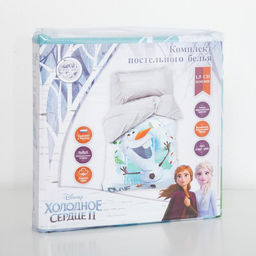 Постельное бельё 1.5-спальное Этель. Снеговик, поплин