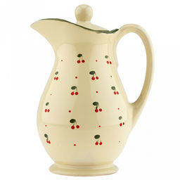 Кувшин керамический "Кантри" 1,9л, д15см, h26см, "Кантри", с крышкой (Россия)