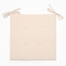 Сидушка на стул с завязками Этель Dream, 40*40 см., 100% лён  фото 2