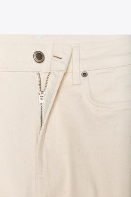 ZW COLLECTION HIGH-WAIST BOOTCUT CROPPED JEANS - Zara фото 48