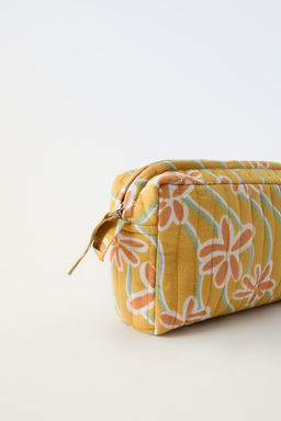 QUILTED BOHO PRINT TOILETRY BAG - Zara фото 3