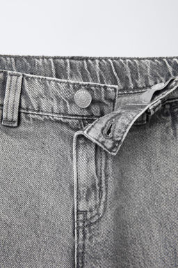 WIDE MULTI-CARGO DENIM BERMUDA SHORTS - Zara фото 3