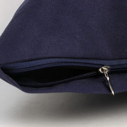 Наволочка декоративная Экономь и Я цвет синий, 40 х 40 см, полиэстер  фото 3