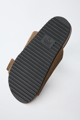 SANDALIA PIEL / Marr?n