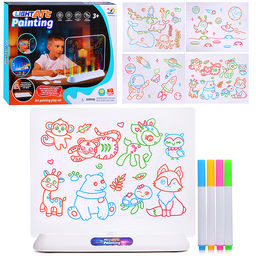 Доска для рисования "Волшебство света" в коробке