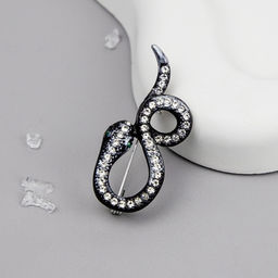 Брошь Арт. 3V-7300-W