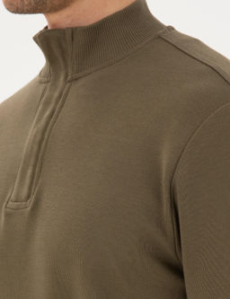 Koyu Haki Regular Fit Sweatshirt - Pierre cardin фото 7