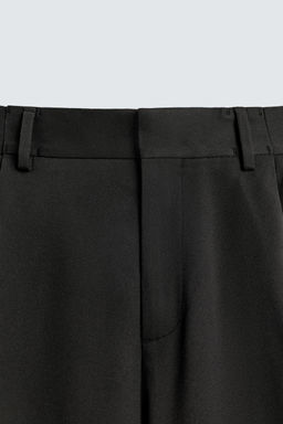 PANTAL?N WIDE FIT PLIEGUES / Negro - Zara фото 9