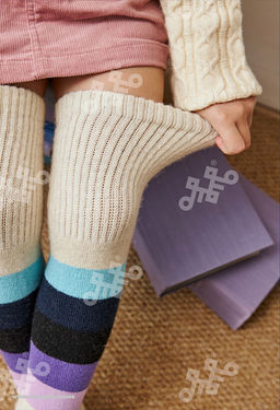 Гольфы детские из 100% монгольской шерсти (арт. 02164) - Mongolka фото 5