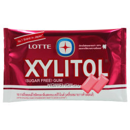 Жевательная резинка Клубника и Мята Xylitol Strawberry Mint Thai Lotte, Таиланд, 11,6 г Акция