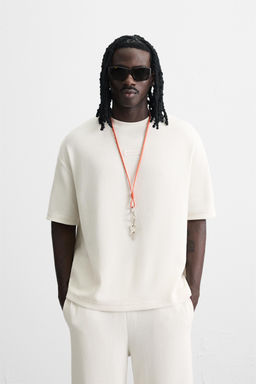 VERTICAL TEXTURE T-SHIRT - Zara фото 2