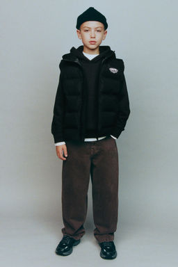 WATER-REPELLENT HOODIE GILET - Zara фото 11