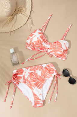 Женское бикини с цветком граната