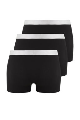 TRENDYOL MAN Siyah 3lu Paket Gumus Rengi Lastik Detayl? Pamuklu Boxer TMNSS25BX00010 - Trendyolmilla фото 3
