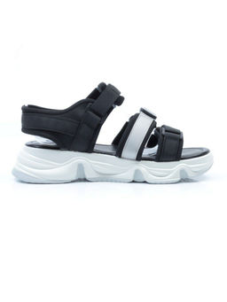 08-PED76-1 BLACK Босоножки (текстиль, стелька натуральная кожа) - Фабричный китай фото 10