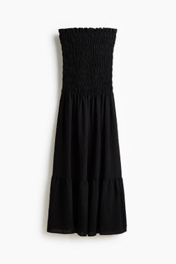 Vestido bandeau con cuerpo nido de abeja - H&m фото 10