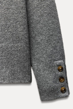 KNIT HIGH NECK SWEATER - Zara фото 16