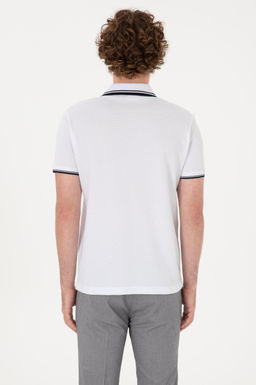 Erkek Slim Fit Ka__k Yaka Beyaz Ti__rt Sepette S_rpriz _ndirim - U.s. polo assn фото 5