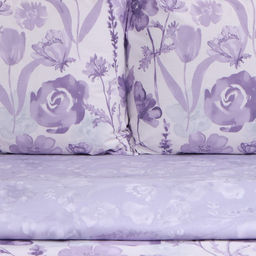 Постельное бельё LoveLife евро Лавандовое поле, 200х217см,225х240см,50х70см-2шт, 100%хлопок, сатин125г/м  фото 3