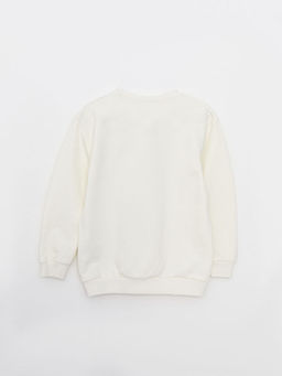 Bisiklet Yaka Uzun Kollu Bask?l? Erkek Bebek Sweatshirt - Waikiki фото 2