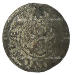 Солид 1653 года Шведская оккупация Риги Королева Кристина