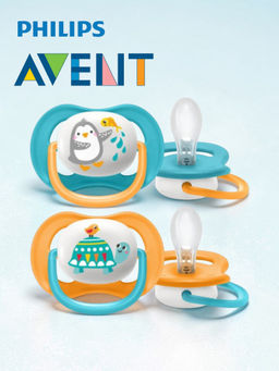 Philips Avent / Пустышка Ultra air 6-18 мес. 2 шт.