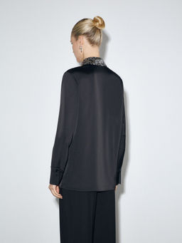 ЕМКА / Рубашка с декоративным воротником - Emka фото 4