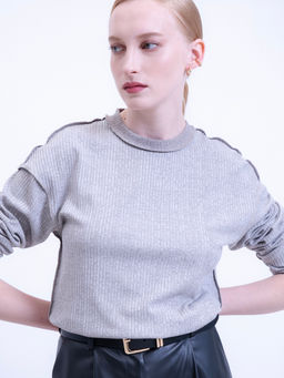 Лонгслив со швами наружу