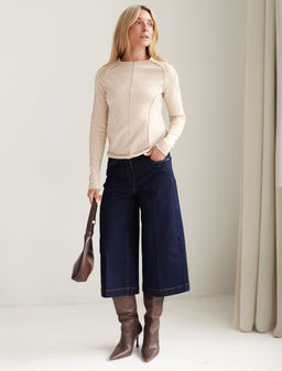 D39.354 Джемпер женский бежевый меланж