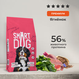 Сухой корм для взрослых собак крупных пород с ягненком и овощами, MAXI ADULT, Lamb and vegetables