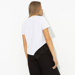 Футболка с декором из сетки Нарушая границы стиля - Charutti фото 5