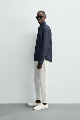 PANTAL?N CHINO ESTRUCTURA CONFORT / Blanco - Zara фото 4