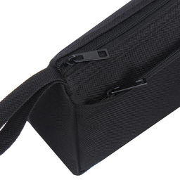 Пенал школьный на молнии Calligrata «Классика», 2 отделения, чёрный