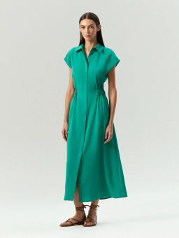 Платье макси из вискозы, PL1529/alsace