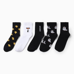 Носки мужские KAFTAN «Гусь», набор 5 пар, р. 41-44 (27-29 см)