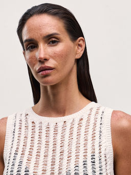 Топ ажурной вязки / Zarina  фото 8