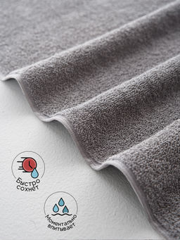 Полотенце махровое банное большое Софатекс 70 * 140 для ванной и бани bs