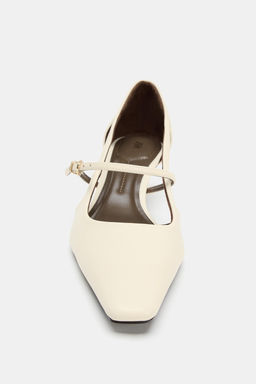 HEELED SHOES WITH SIDE CUT-OUTS - Zara фото 4