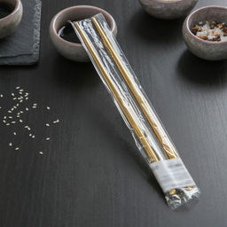 Палочки для суши Bacchette, длина 21 см, золотистые