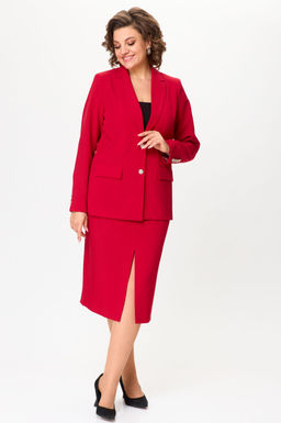 Костюм БелЭльСтиль 866/597 красный однотон  фото 2