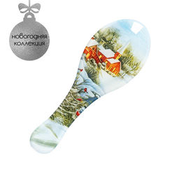 Подставка под ложку Доляна Новый Год, 21,57,51,5 см, стекло фото 5