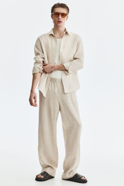 Camisa de lino Relaxed Fit - H&m фото 7
